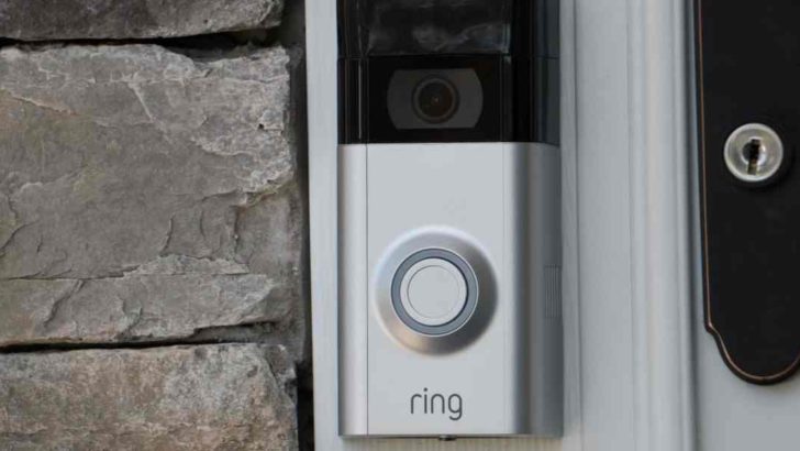 Ring Doorbell alarm fixed at door