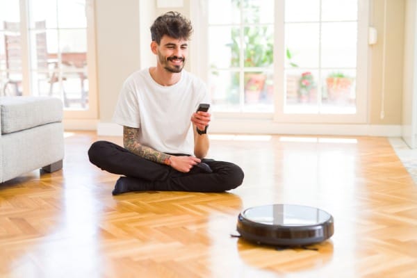 Clean your home with smart robot vacuum cleaner