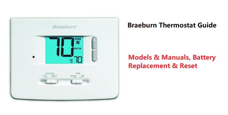 Braeburn Thermostat Guide [Models & Manuals, Battery Replacement, Reset]