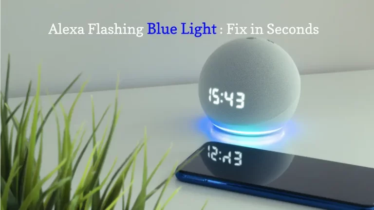 Why is Alexa Flashing Blue Light?