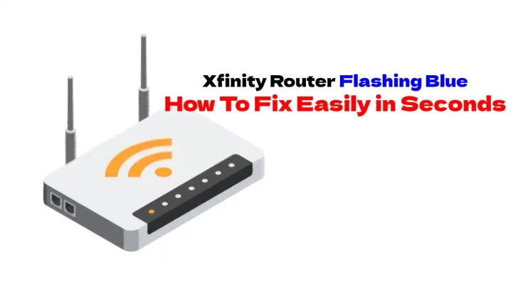 blue light on xfinity router