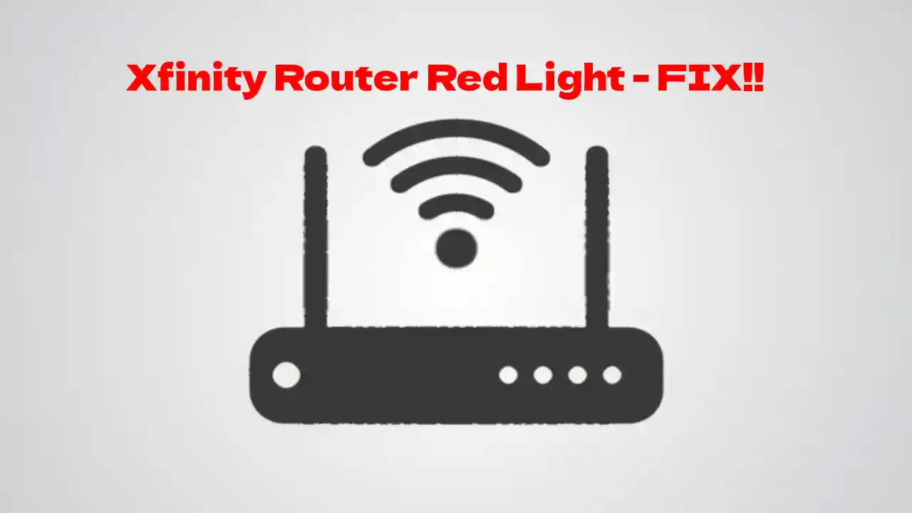 red light on xfinity modem