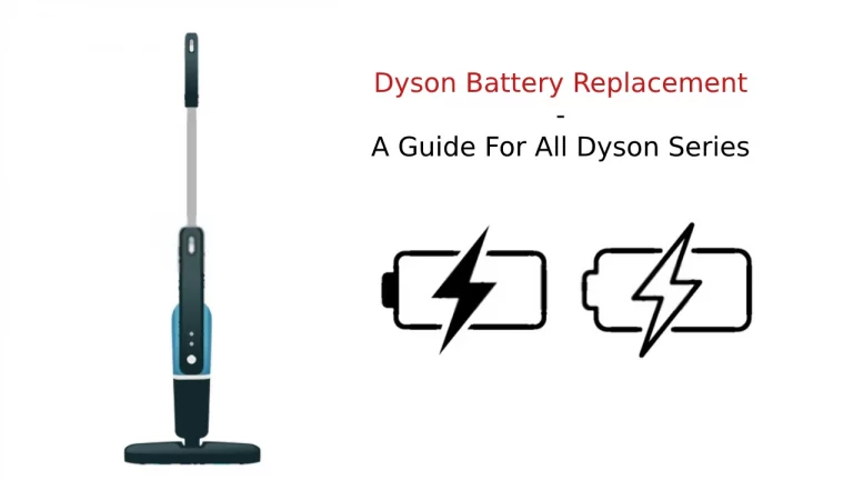 Substituição da bateria Dyson | Substitua a bateria para todas as séries Dyson
