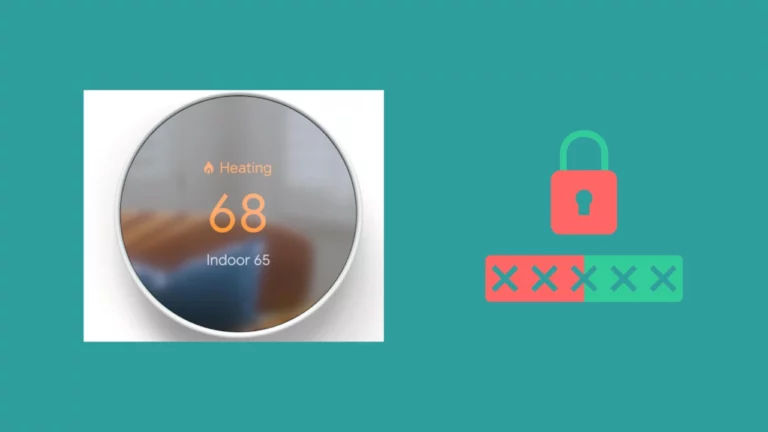 Hoe de Nest Thermostat resetten zonder pin of app?