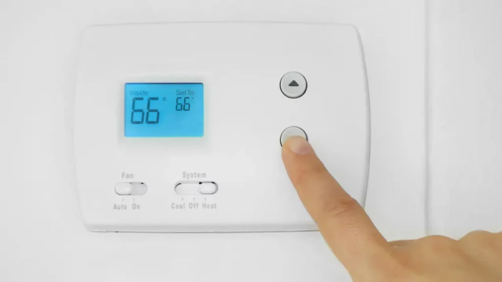 Setting Hold on Thermostat