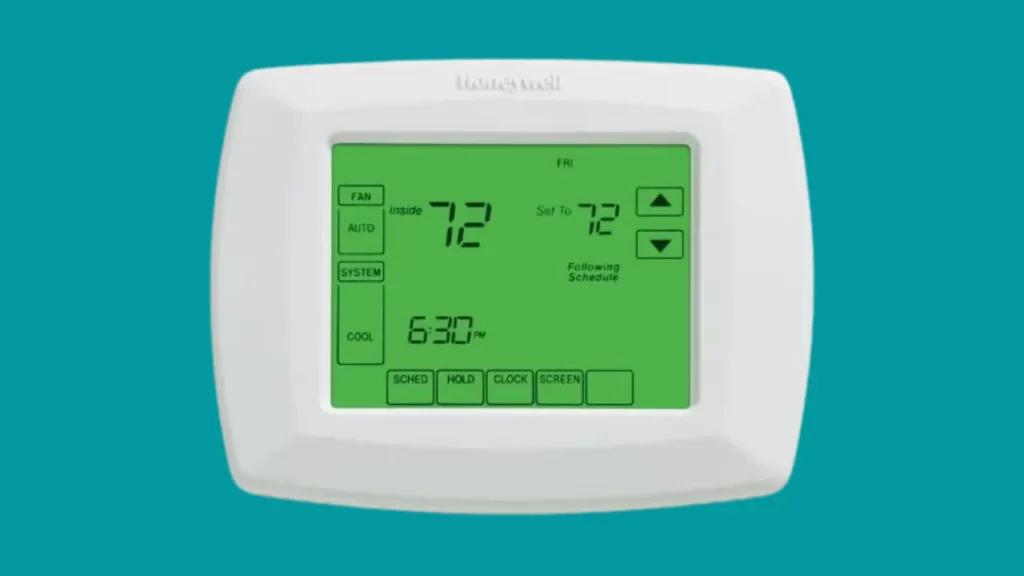 thermostat with 7 day programming