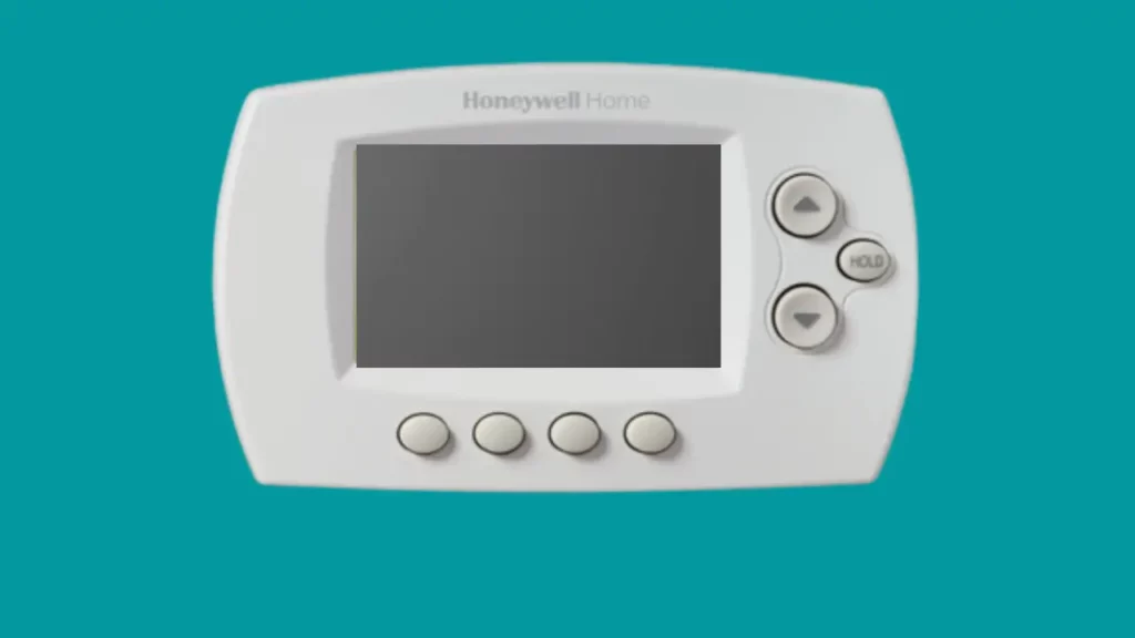 display em branco do termostato honeywell