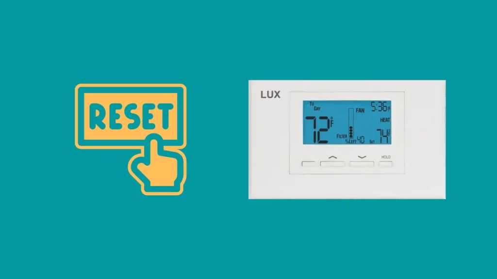 Perform a Software Reset on Luxpro thermostat