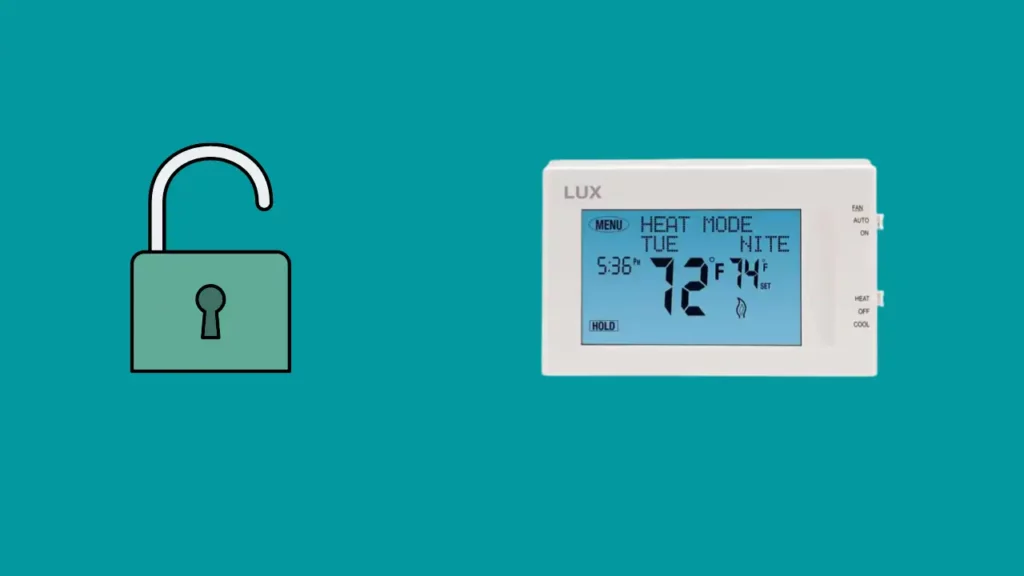 How To Unlock Your LuxPro Thermostat?