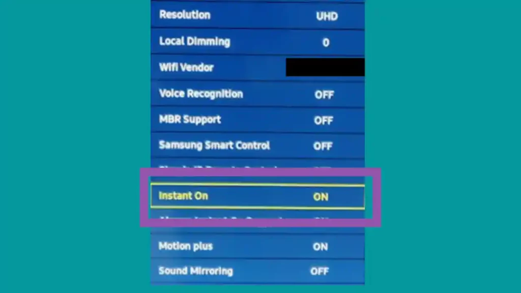 Adjust Samsung Instant