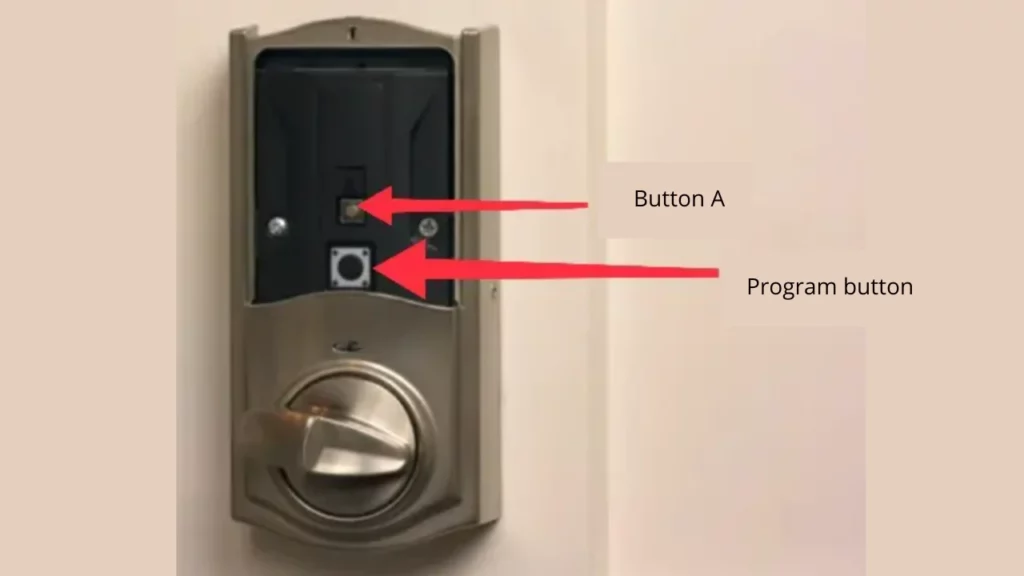 Use button A and program to fix the lock problem