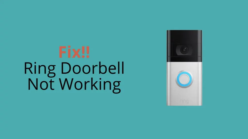 How To Fix a Ring Doorbell That's Not Working